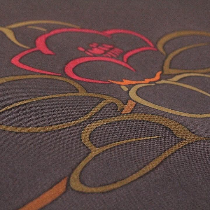 京ごふく【えり善】お誂え 最高級の塩瀬【手描き本友禅染】 新品の九寸