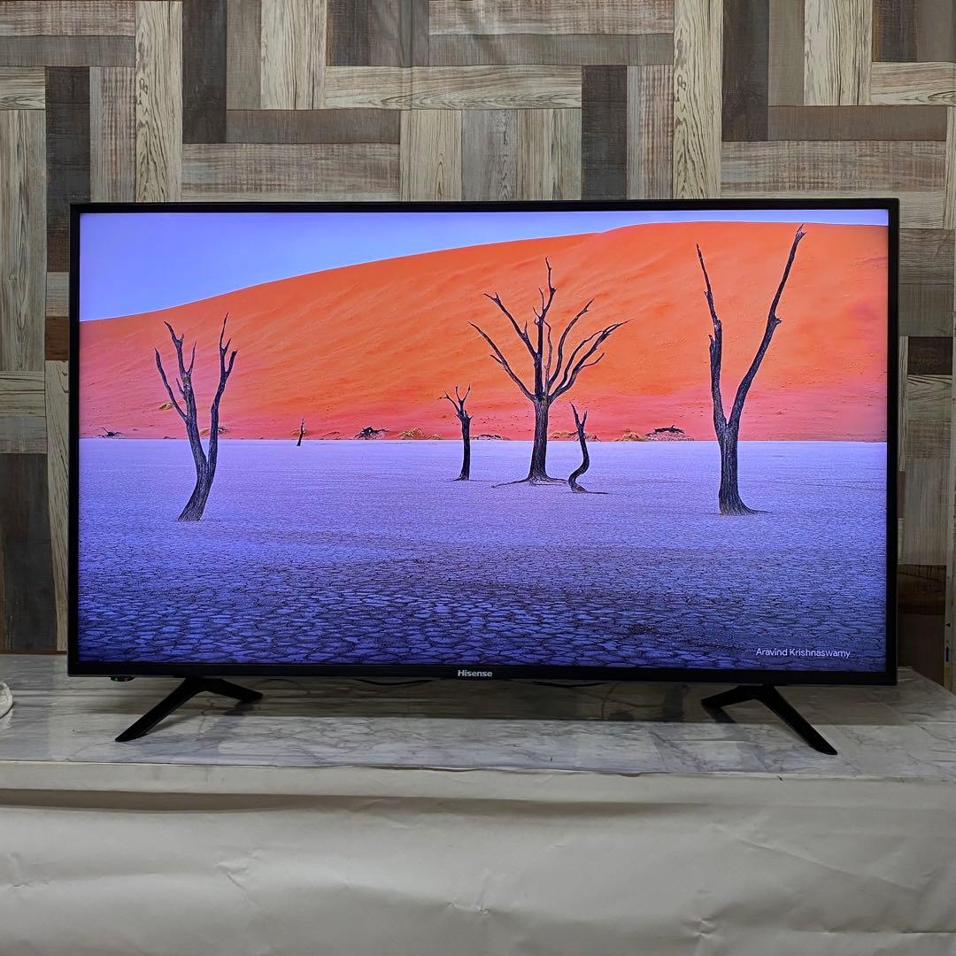 即日受渡❣️全国送料込ハイセンス43型4K液晶テレビWチューナー搭載