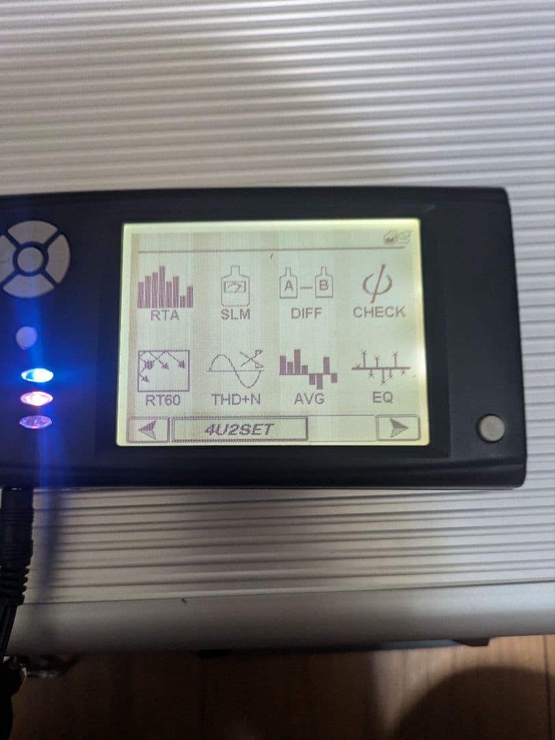 音響測定機 4u2setリアルタイムアナライザ 中古