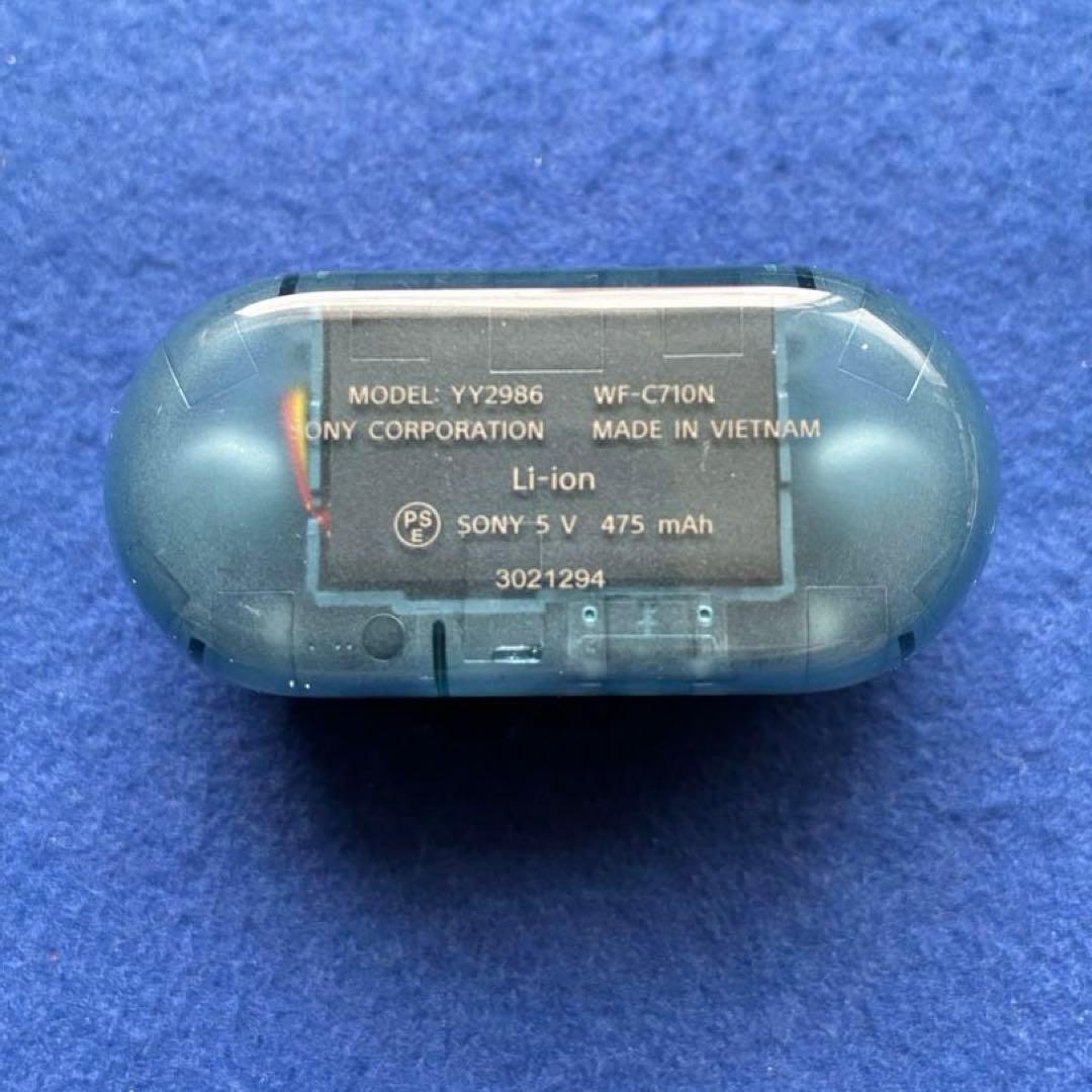 美品動作品】SONY WF-C710N グラスブルー スケルトン 2025年製 - メルカリ