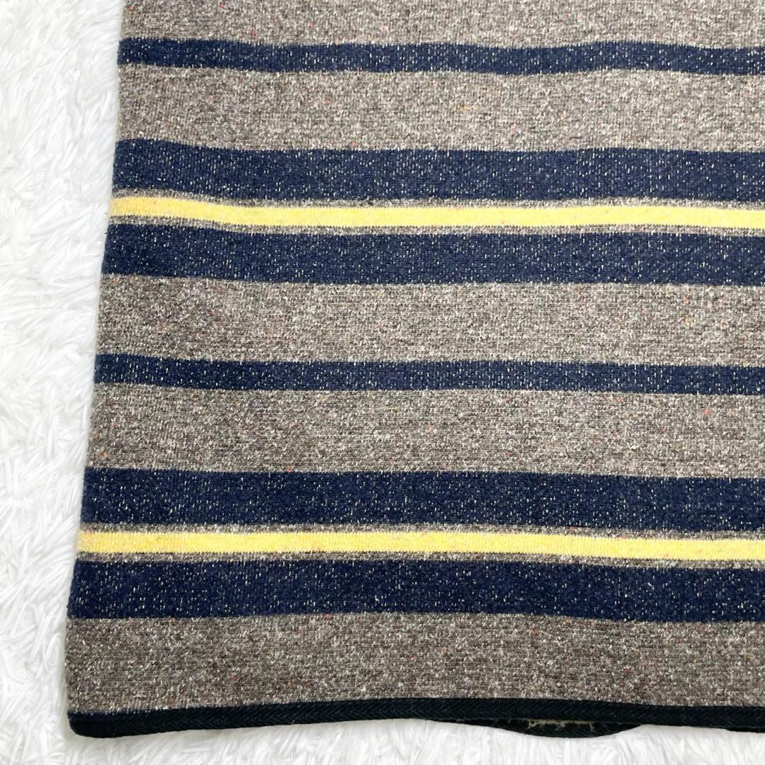 キャピタル ビーチベスト・ボーダー・ネップライニング・L・裏毛