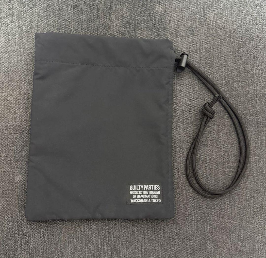 WACKOMARIA ショルダーポーチ 巾着 BLACK - メルカリ