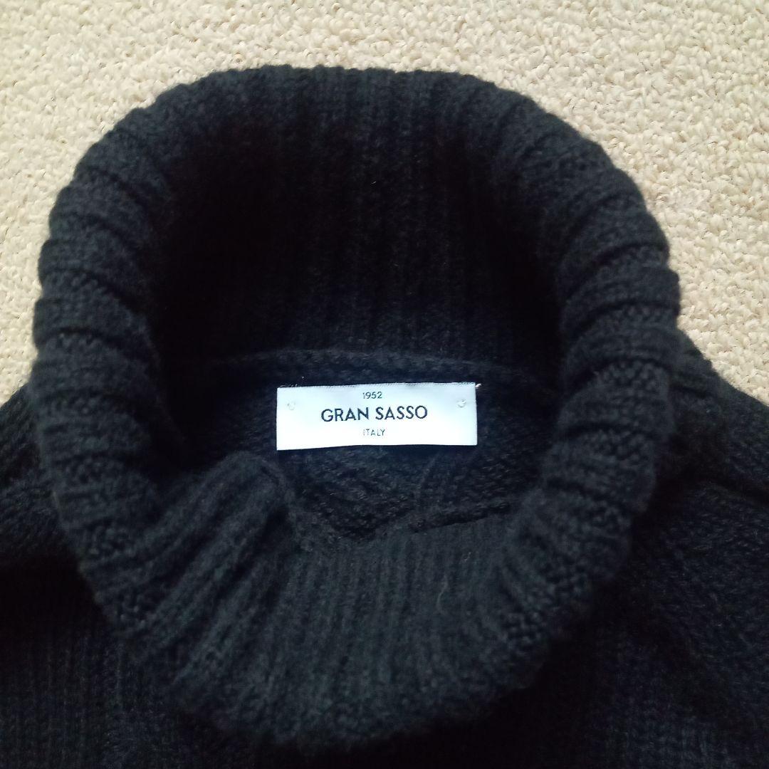 GRAN SASSO】グランサッソ ケーブルタートルネック(良品) - メルカリ