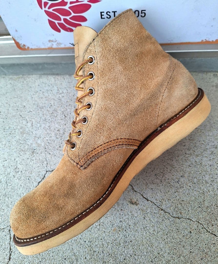 レッドウィング 8167 スエード プレーントゥ 8.5E redwing
