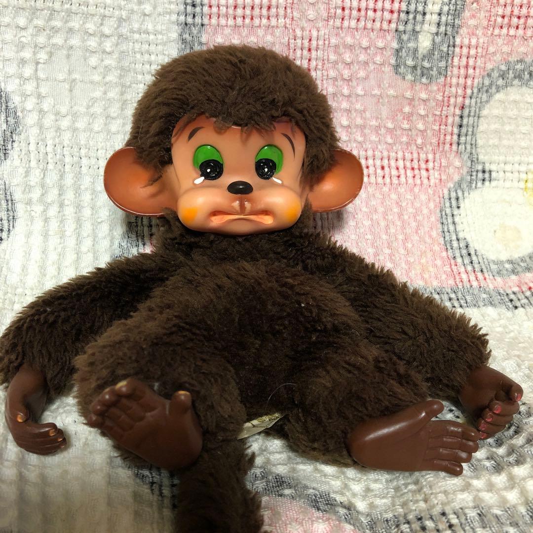 昭和レトロ ヴィンテージ セキグチ製 ラブラブ サル ぬいぐるみ 人形