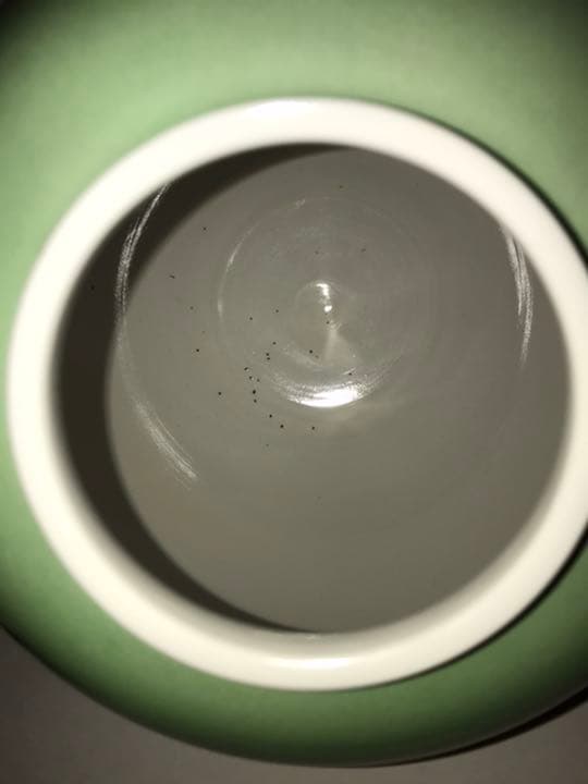 人間国宝 吉田美統 釉裏金彩 泰山木文 壷 22.5cm 共箱 共布 栞  Y4