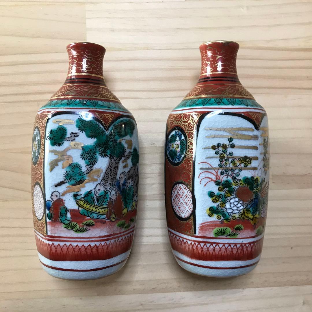 九谷焼 徳利 箱入り2点セット 九谷庄三 - メルカリ