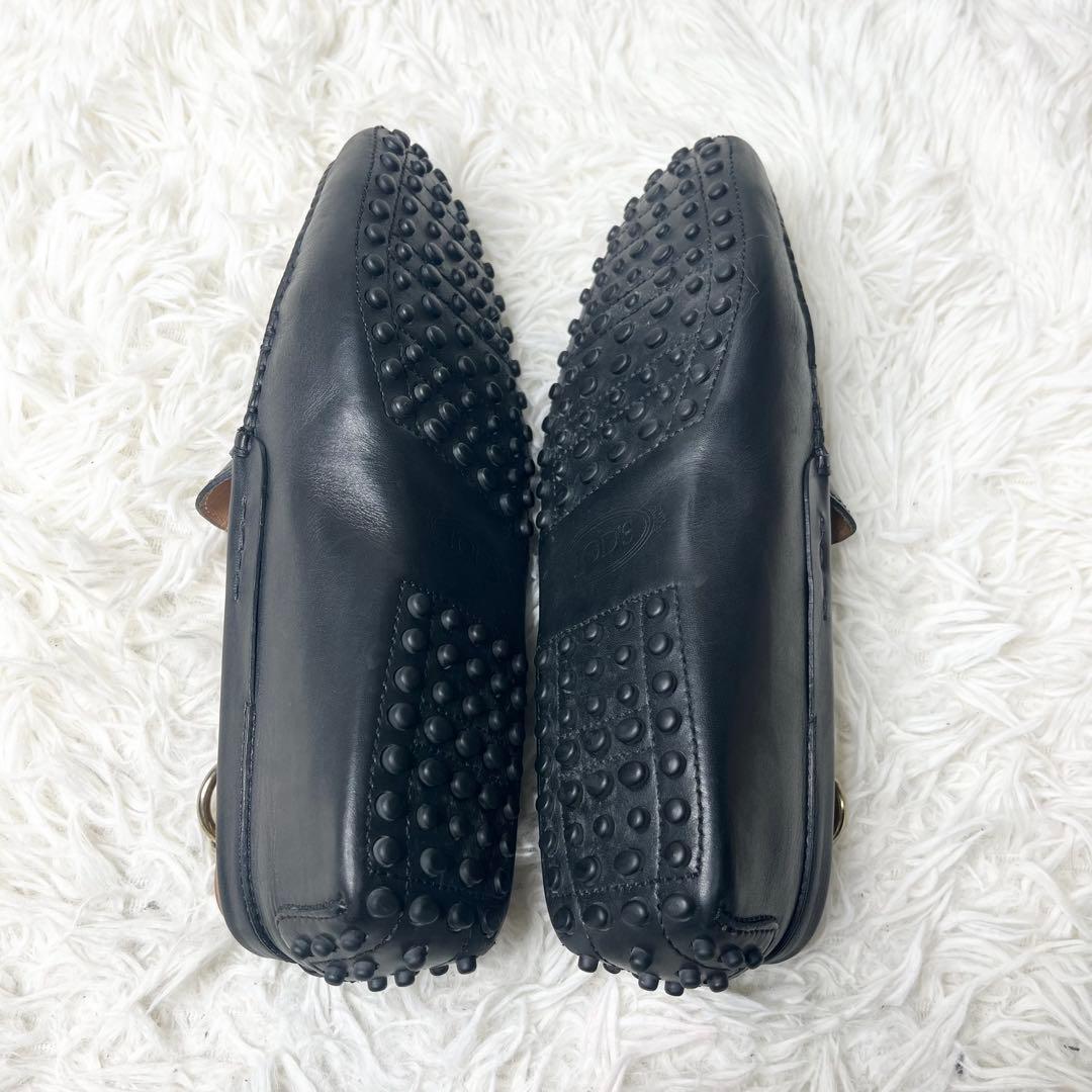 【美品】 TOD'S トッズ ドライビングシューズ Tタイムレス 25.5cm