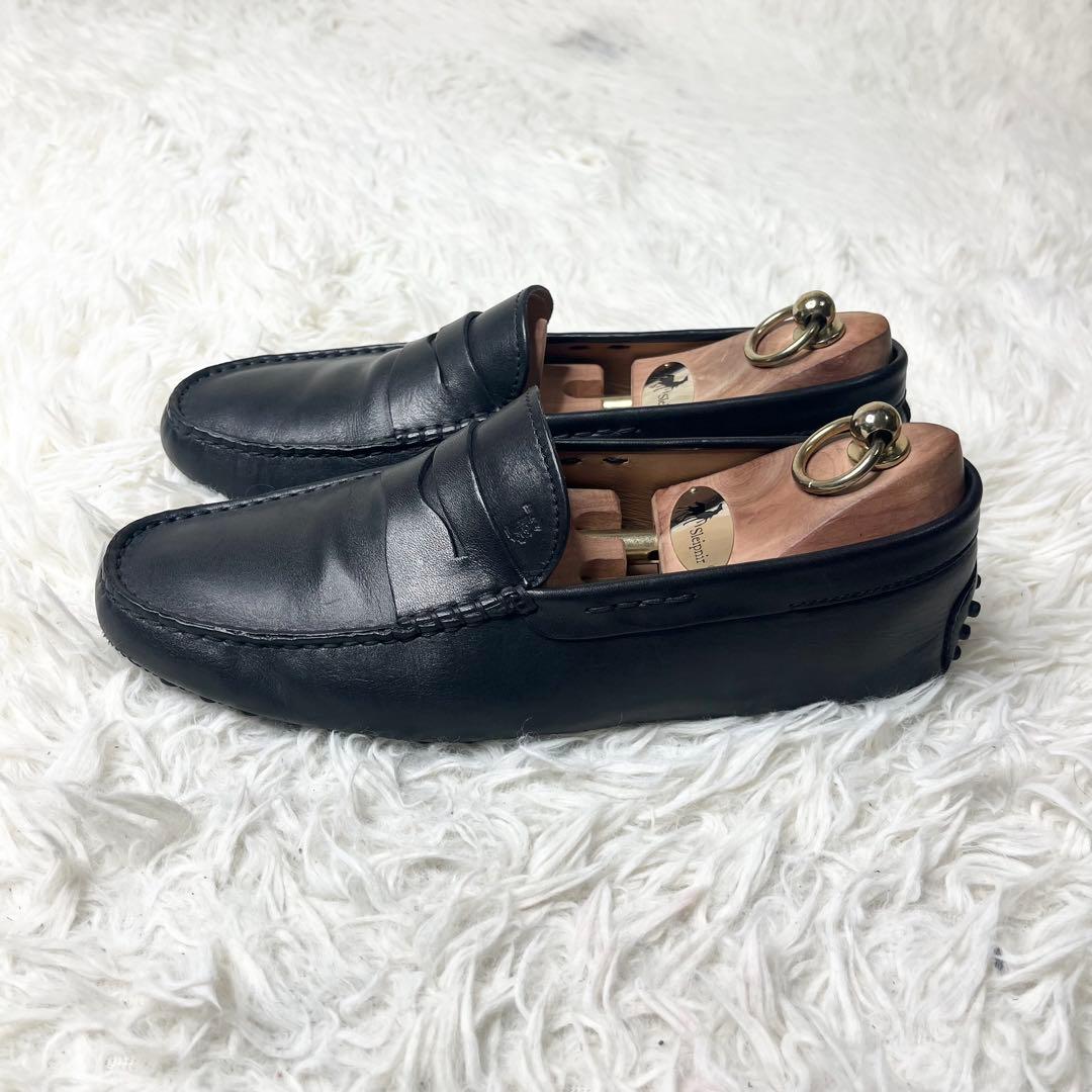 【美品】 TOD'S トッズ ドライビングシューズ Tタイムレス 25.5cm
