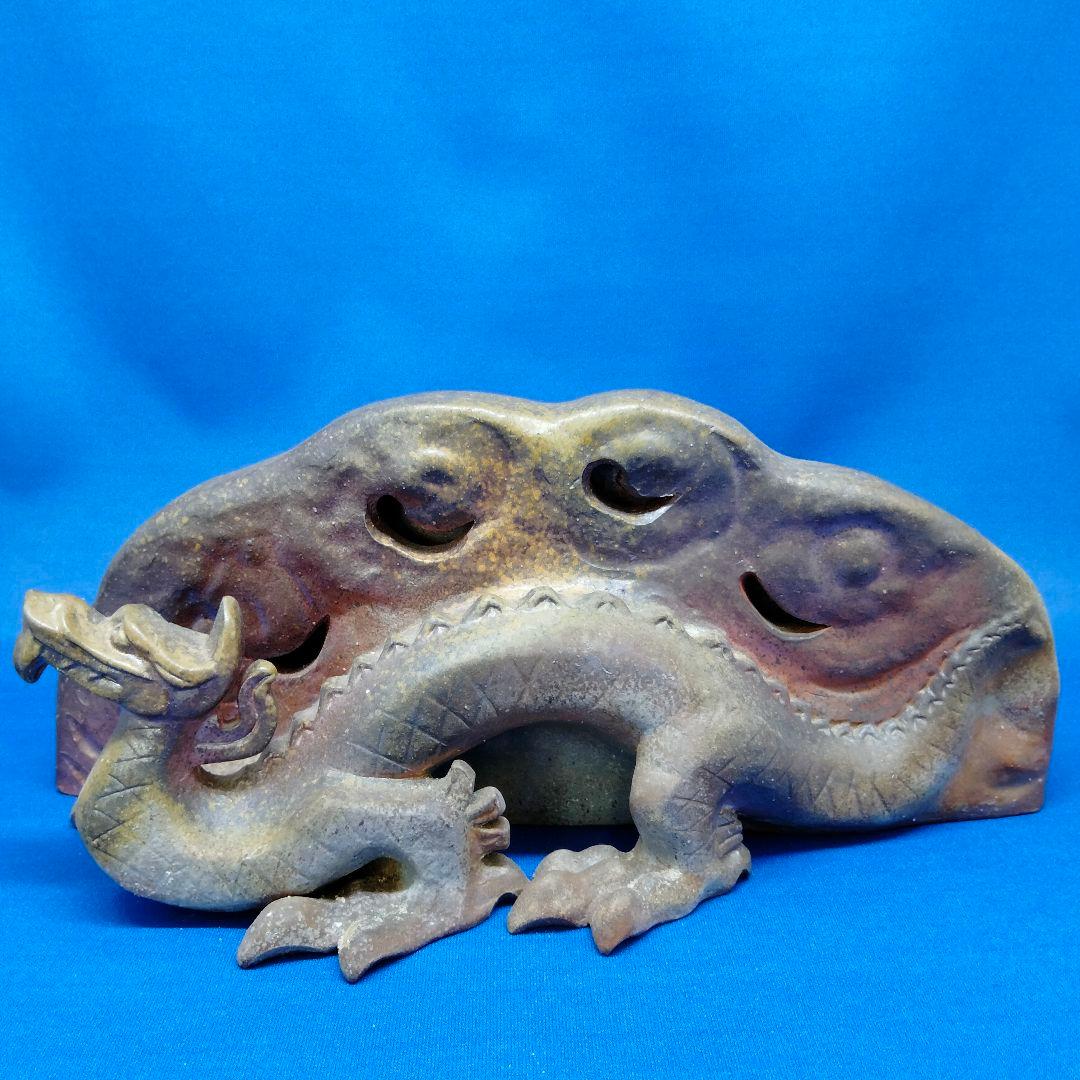 値下げ】備前焼 蛟竜（こうりゅう）浦上善次作 置物 - メルカリ