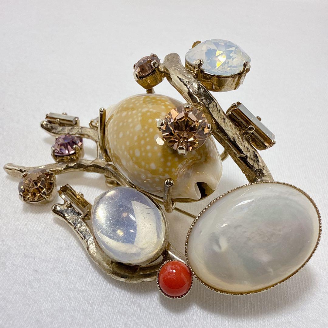 Philippe Ferrandisフィリップフェランディス シェル ブローチ フィリップフェランディス | ミスカメリア シェル ブローチL - 世界の