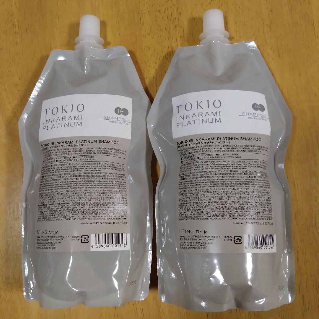 お値下げ【未使用2個】TOKIO INKARAMI PLATINUM シャンプー TOKIO IE INKARAMI Platinum Shampoo & Treatment Set – 400ml + 400
