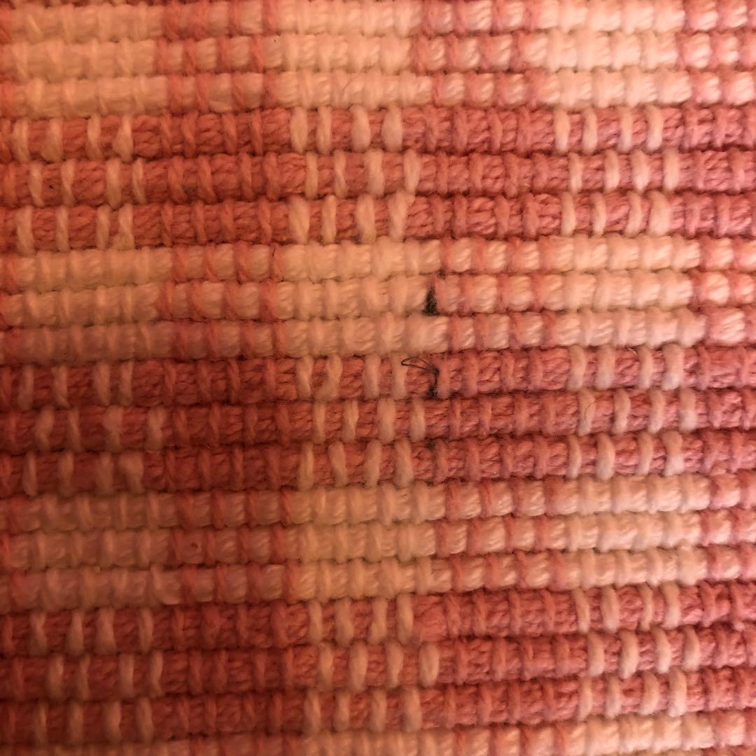 即購入不可】ローラアシュレイ インド綿 ラグ115センチ✖️180センチ