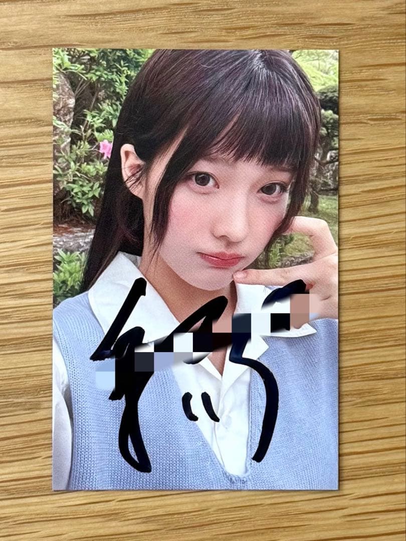 illit イロハ 直筆サイン 韓国 ソウル ファンコン zone トレカ - メルカリ