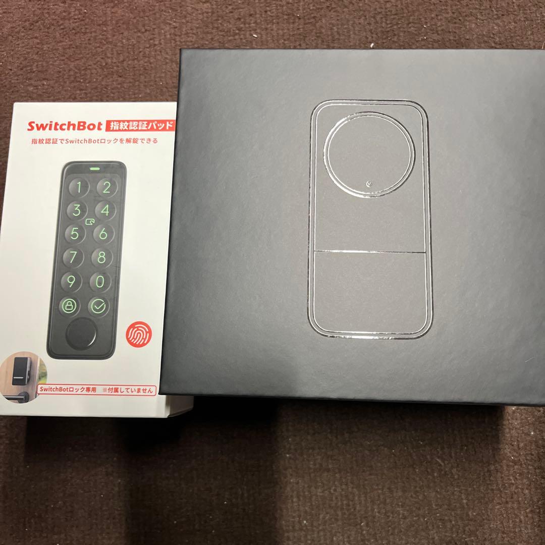 SwitchBot ドアロックProセット　鍵盤パッド 指紋認証 SwitchBot ドアロックPro / キーパッドタッチ 指紋認証パッドセット