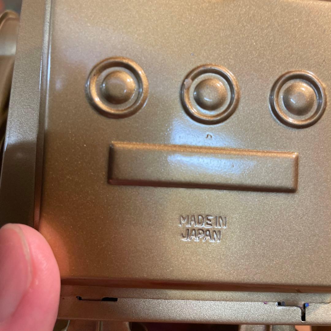 新品保管品メタル社ギアロボ未使用シルバー&ゴールド（A社無在庫転売