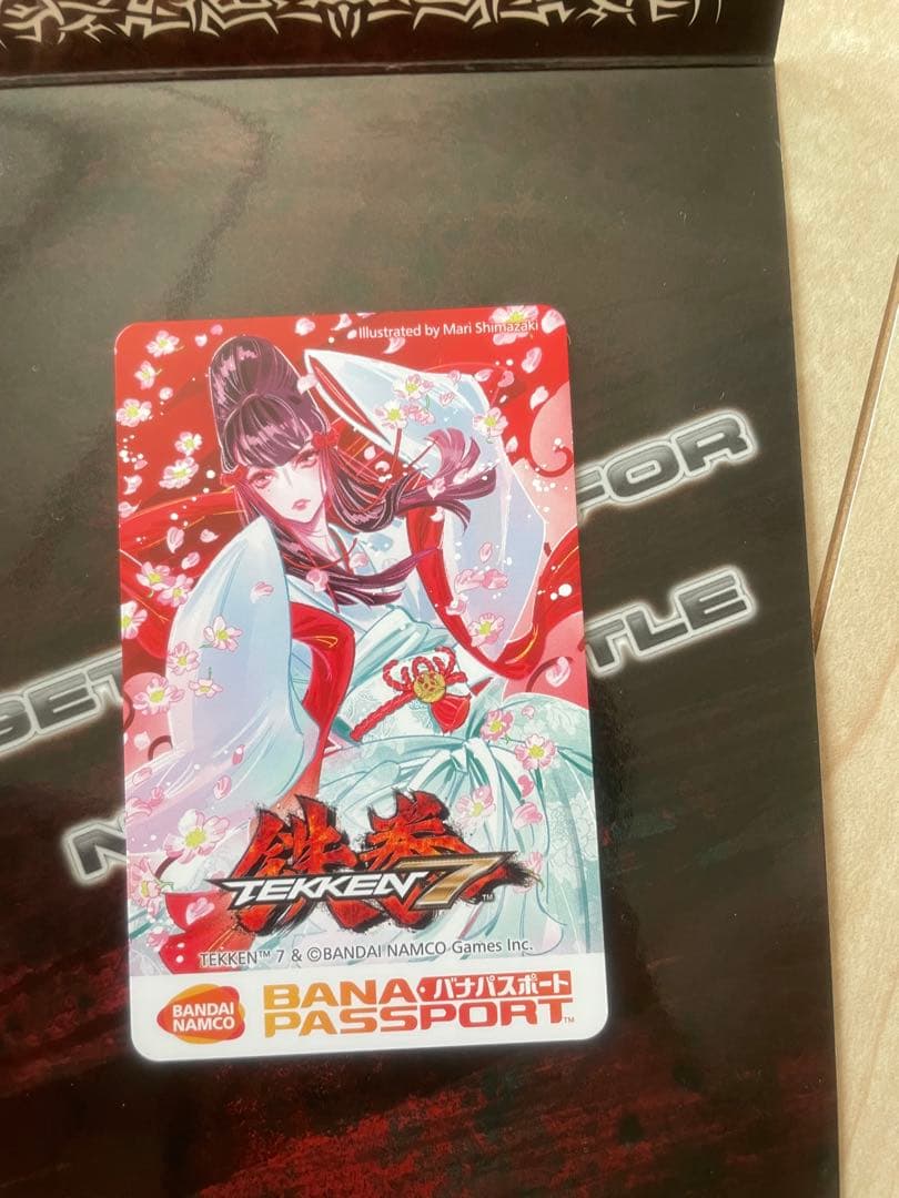 バナパスポート鉄拳 使用済み・傷あり】鉄拳7 バナパスポートカード Lucky Chloe × 佐野