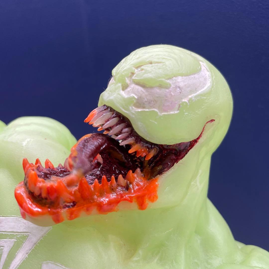 ベノム ヴェノム ソフビ 希少絶版 サンプル テストショット蓄光