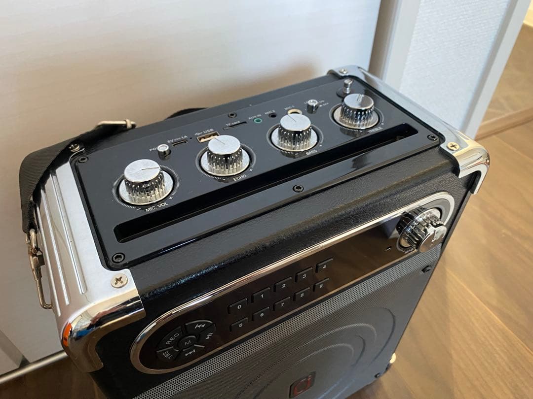 TWS対応】ポータブルスピーカー JYX-S55 カラオケ イベント お花見