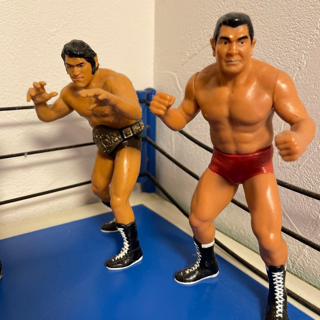 新日本プロレス アントニオ猪木&藤波辰巳フィギュア5体セット・限定