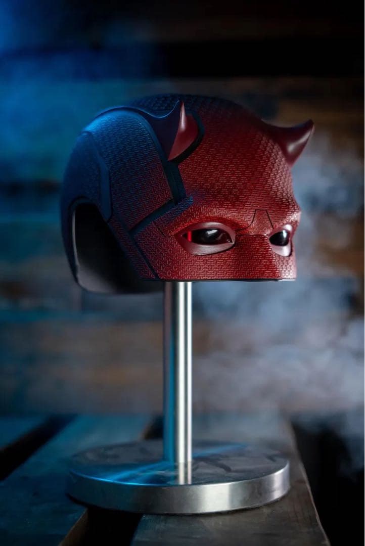 MARVEL デアデビル ボーンアゲイン　カウル　ヘルメット　マスク　レプリカ デアデビル：ボーン・アゲインに先駆け、デアデビルマスクのレプリカ