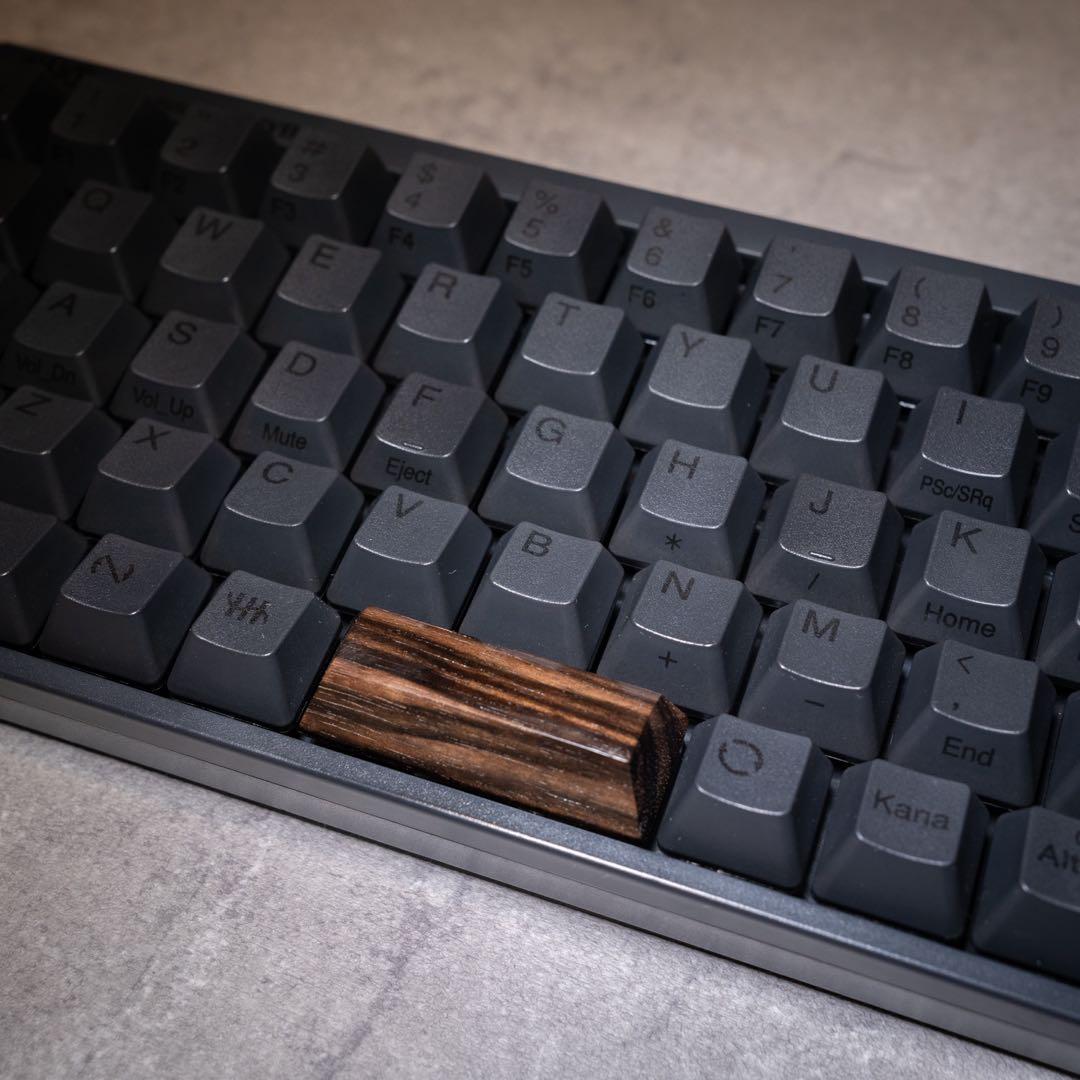HHKB REALFORCE 木製キートップ 縞黒檀 JIS SPACE - メルカリ