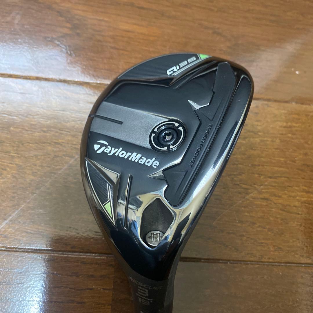 テーラーメイド Qi35 レスキュー 3U 3番 19度 ヘッドのみ 美品 テーラーメイド Qi35 レスキュー ユーティリティ 3U 19度 ヘッドのみ