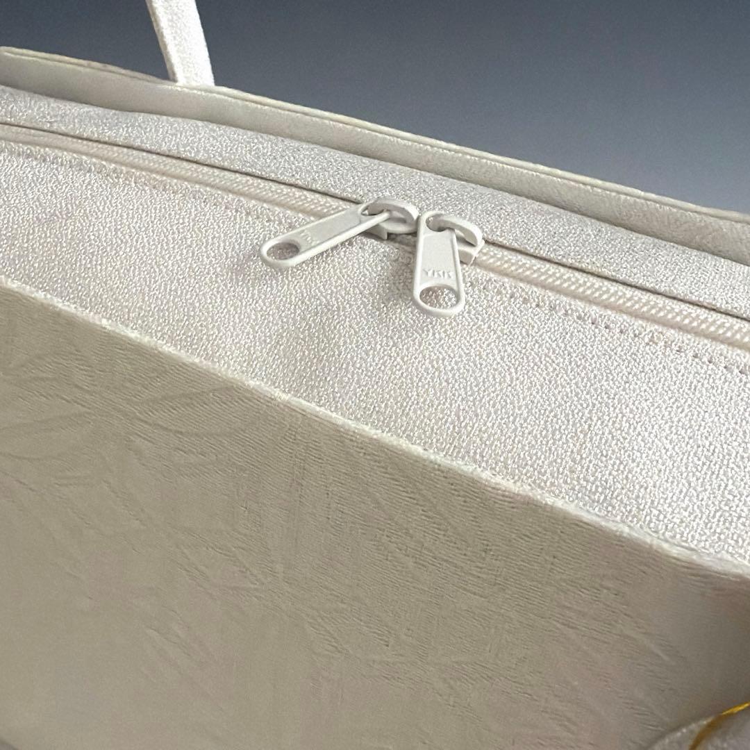 新品未使用 ！！刺繍入り！！京都 西陣 正絹 帯使用 利休バッグ 26204