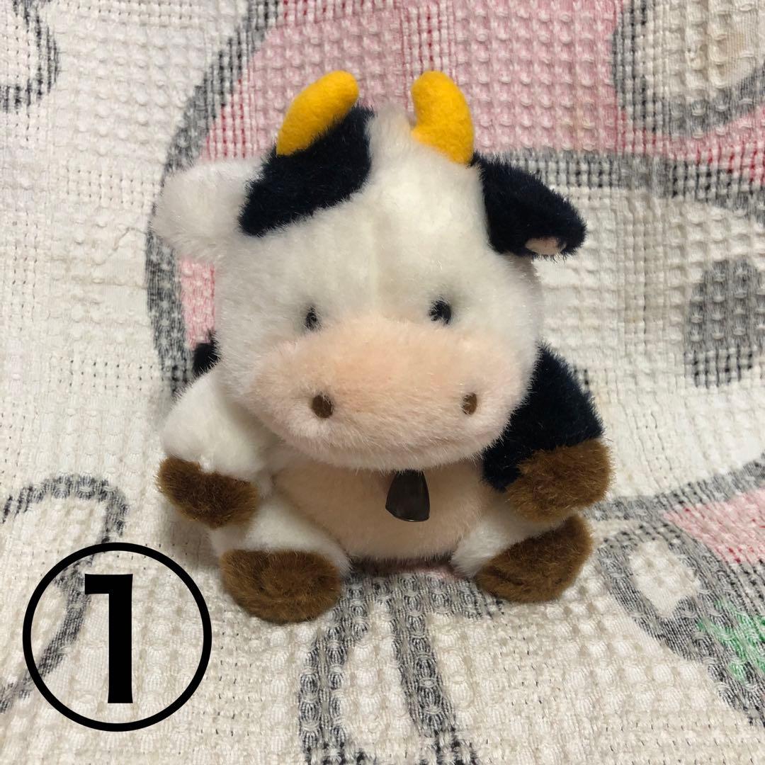 レトロ ヒロクンハウス ウシ ぬいぐるみ 4コセット 中古品 - メルカリ