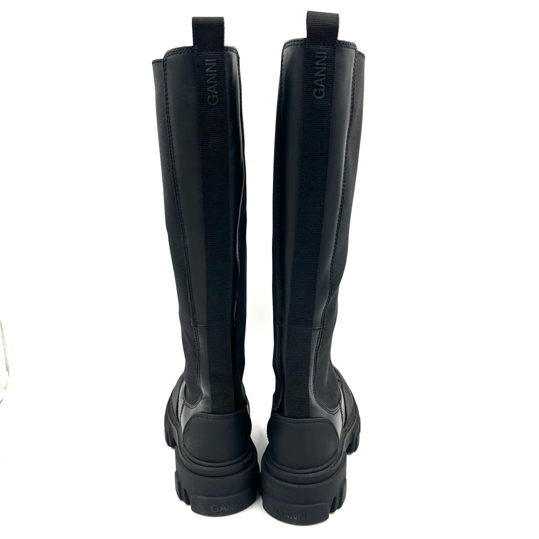 極美品】GANNI ガニー ロングブーツ 24cm ブラック S1922 - メルカリ