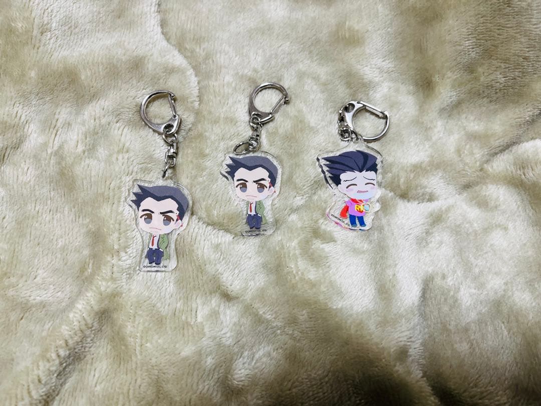 逆転裁判 ふわぽにシリーズ トレーディングアクリルキーホルダー Vol.1