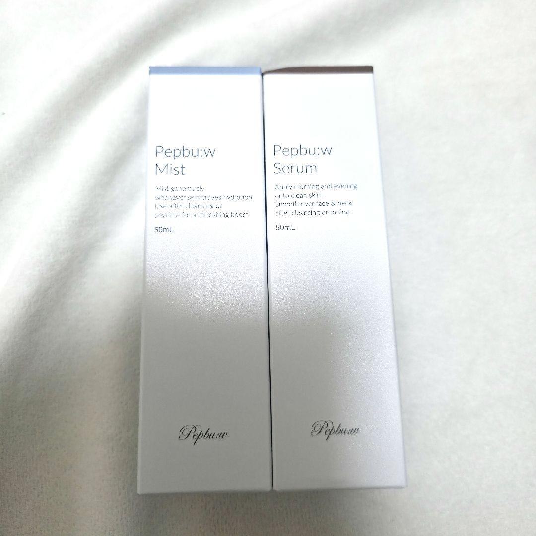 ペップビュー Mist & Serum 50ml 新パッケージ セット ヒト神経幹細胞培養液×ペプチド｜エイジングケア化粧水＆美容液