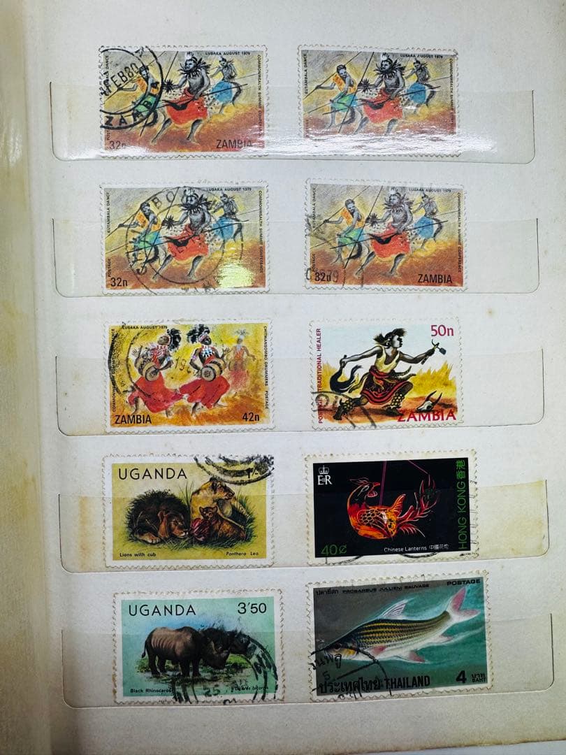 切手アルバム 多国籍コレクション