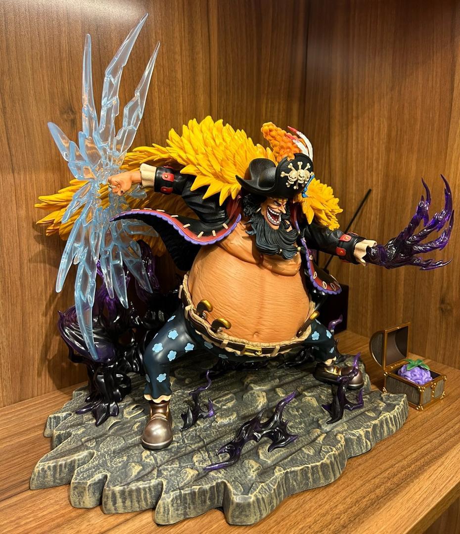 ワンピース 黒ひげ マーシャル ガレージキット フィギュア 塗装済み