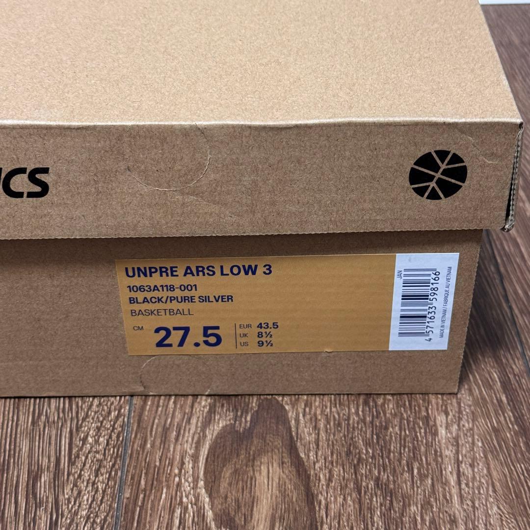 シューズ(男性用) ballaholic ASICS UNPRE ARS LOW 3 27.5cm