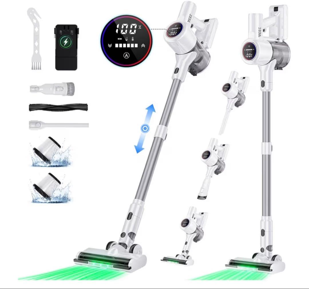 掃除機 コードレス90Kpa真の強力吸引力プラス！ 2026業界初AIホコリ