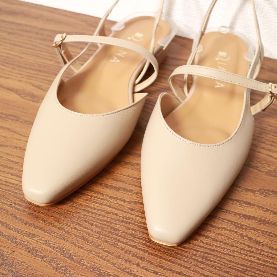 【セール中】試着程度 ダイアナ 23 バックストラップ 定価1.8万円