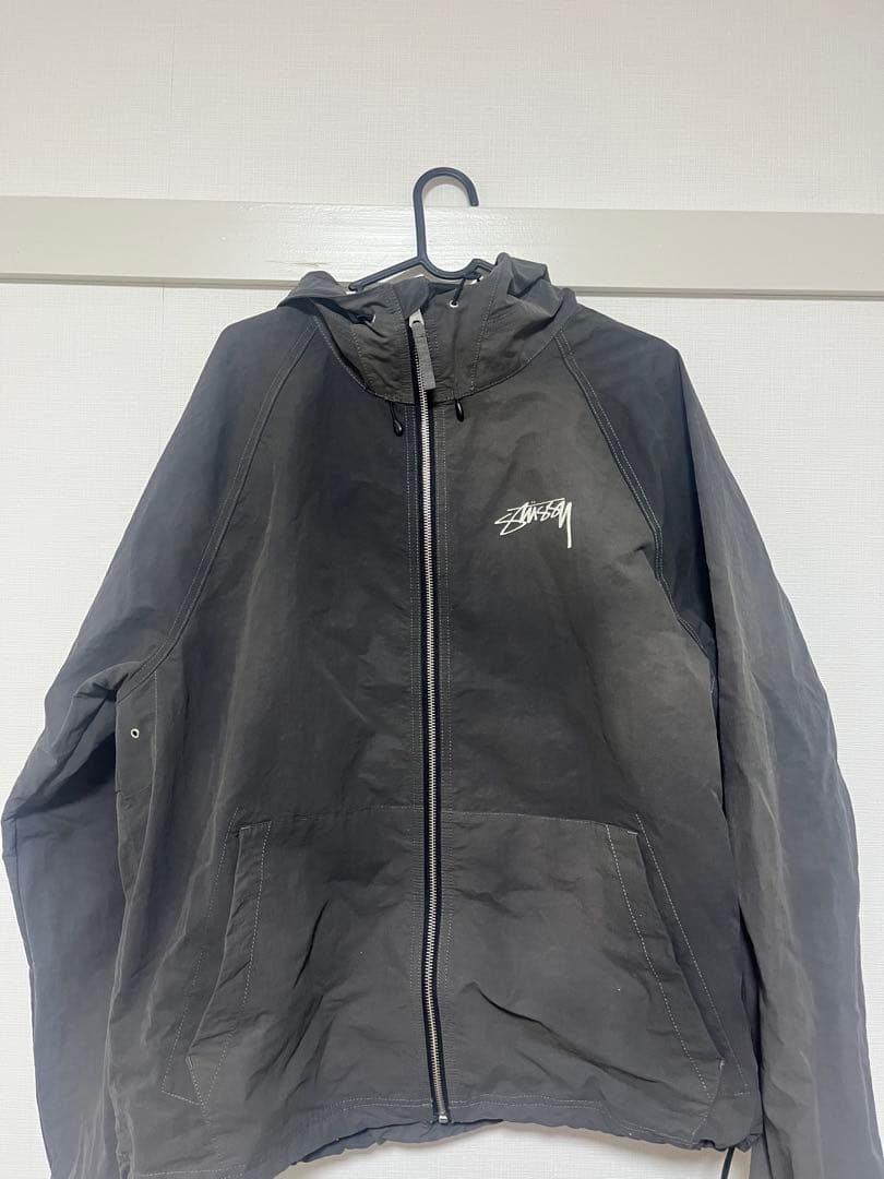 stussy シェルジャケット ナイロンジャケット ブラック STUSSY（ステューシー） ジャケット メンズ Wave Dye Beach Shell