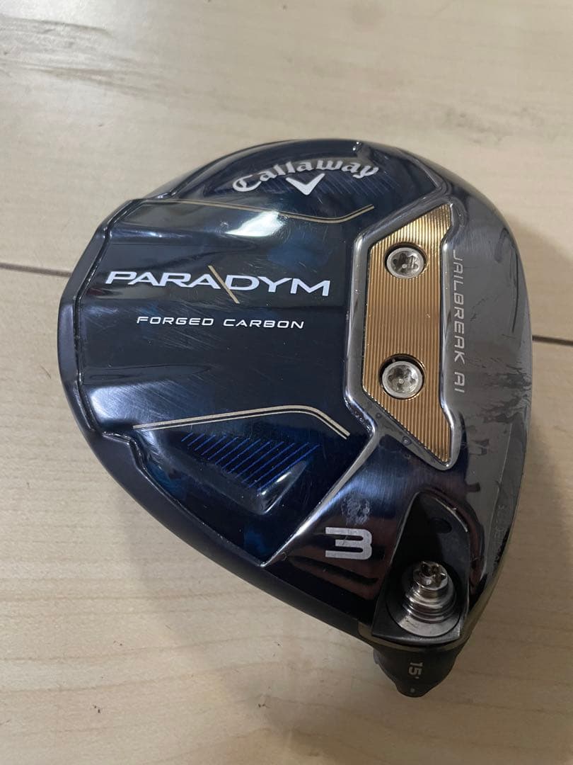 176 キャロウェイ パラダイム 3w ヘッドのみ - メルカリ