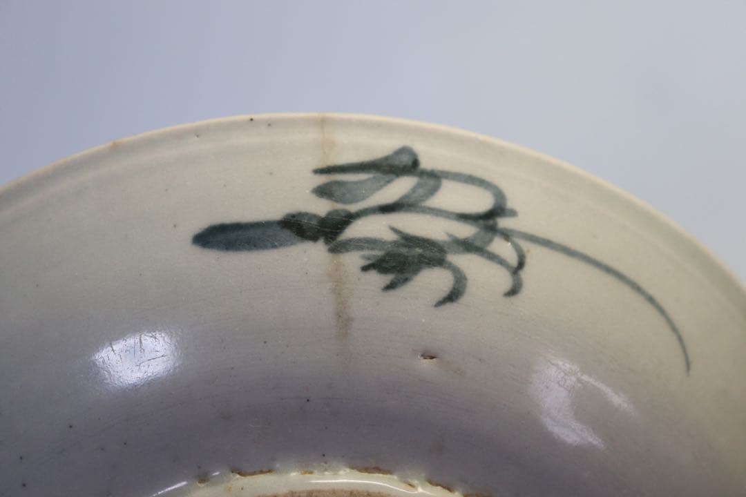 中国 清朝期 染付魚藻紋大皿 送料込み0930 - メルカリ