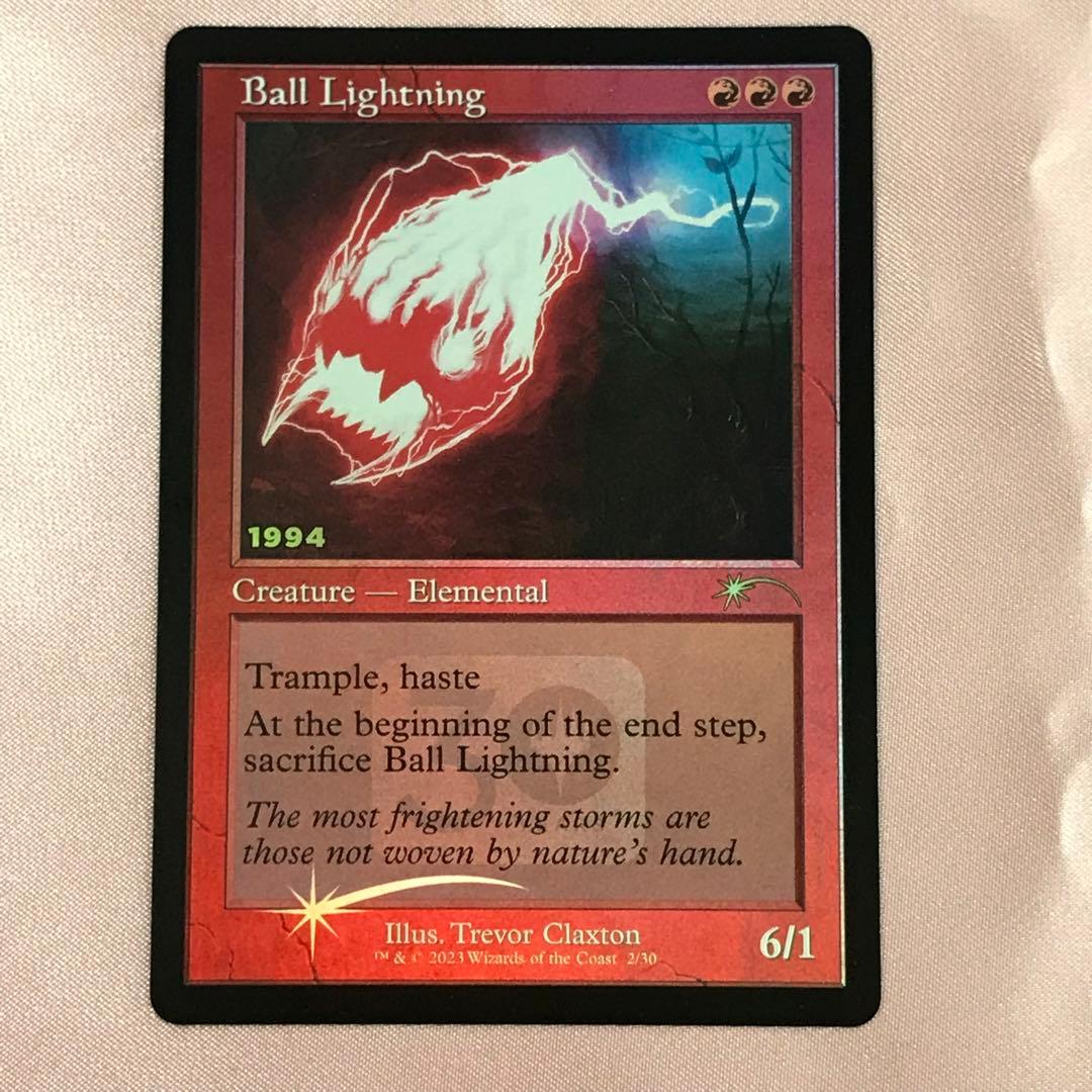 送料無料】MTG Ball Lightning ボール・ライトニング Foil - メルカリ