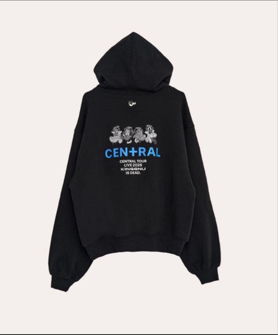 KingGnuCEN+RALKGISDEADHOODIEフーディパーカーブラック - メルカリ