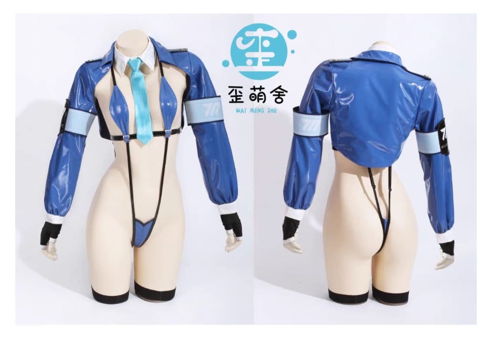 即納品ルーアーカイブ飛鳥馬トキ ポリスレオタード 歪萌舎ブルアカ