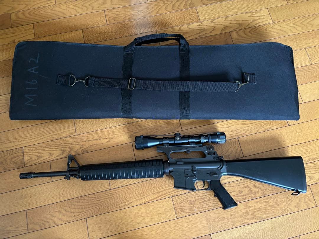 東京マルイ M16A2 電動ガン スコープ、ショート多弾マグ、ケース付属