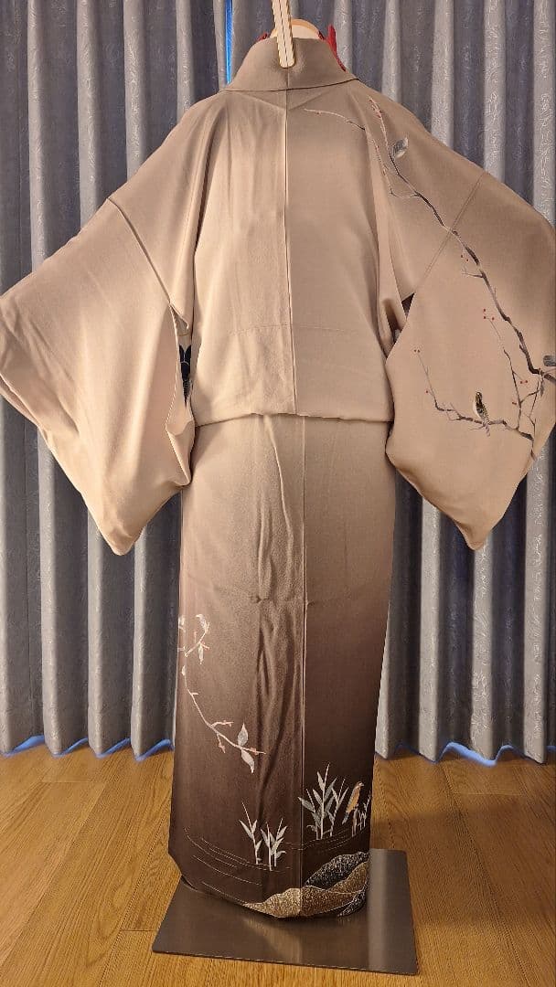 あ*こ様 遠藤藤舟 訪問着 トールサイズ 十日町友禅 落款