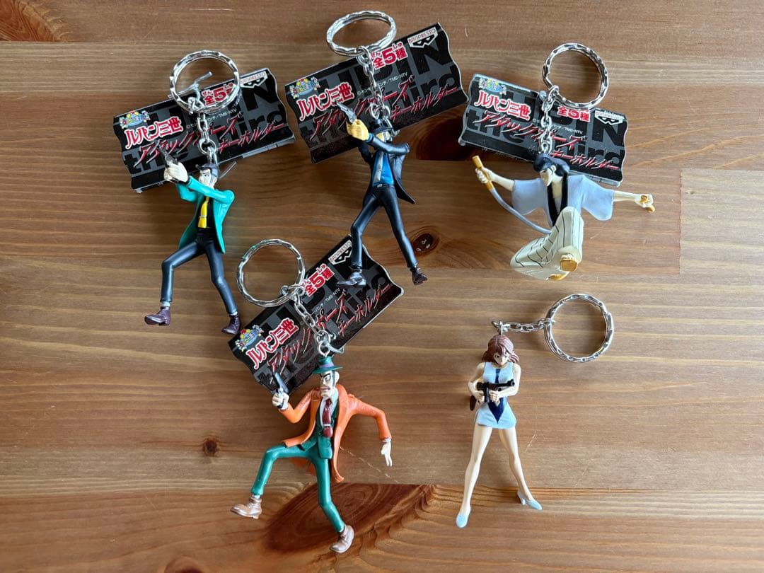 ルパン三世 キャラクターキーホルダー 5個セット - メルカリ