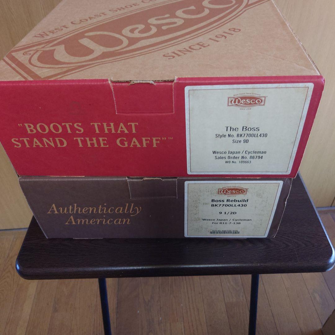 WESCO ウエスコ BOSS ボス 9.5D ナローラスト エンジニアブーツ
