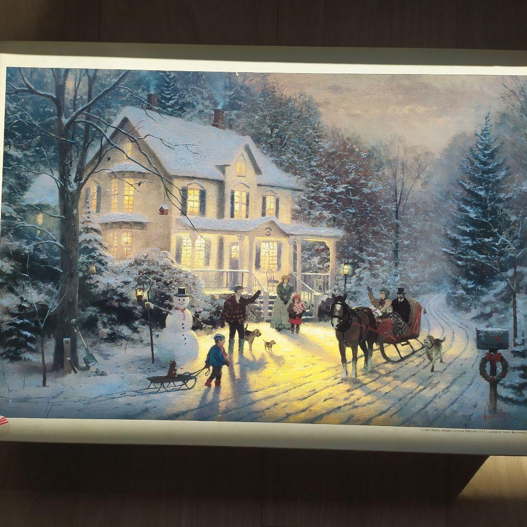 Kinkade キンケード クリスマス 冬風景 ジグソーパズル 1000ピース