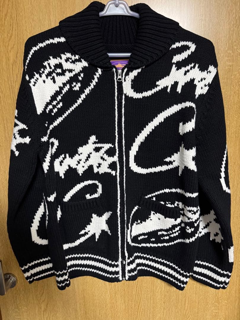 corteiz VVS HEAVY JACQUARD KNIT ZIP - メルカリ