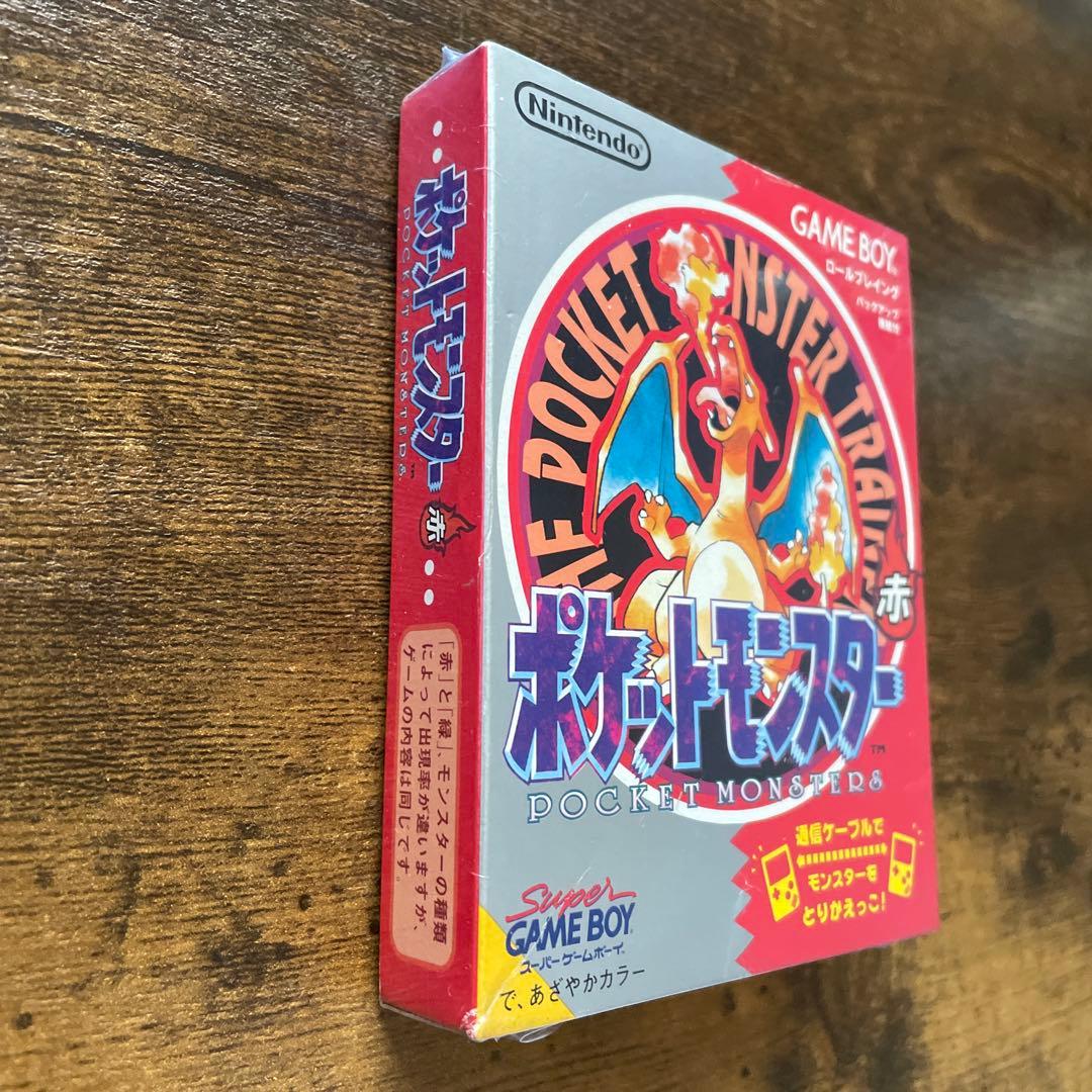 未開封 新品 シュリンク付】 ポケモン 赤(レッド) ゲームボーイ - メルカリ